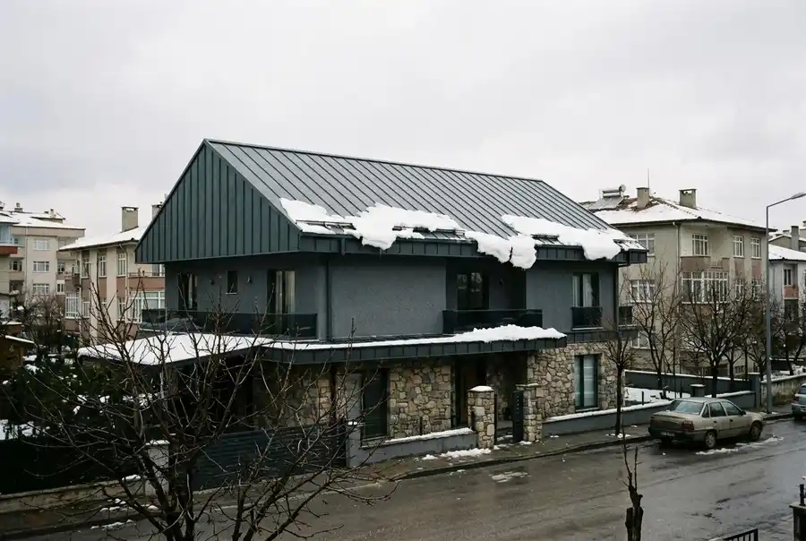 Ankara villa kenet çatı kaplama projesi